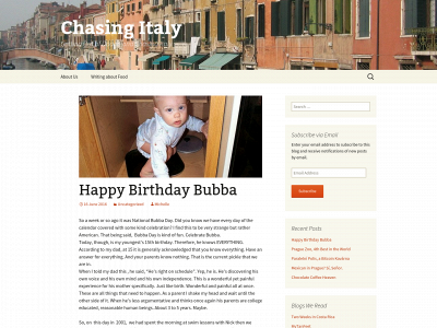 chasingitaly.com snapshot