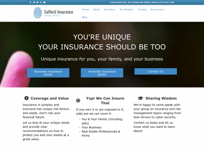 saffordins.com snapshot