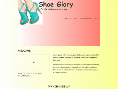 shoeglory.com snapshot