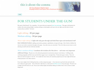 thisisaboutthecomma.com snapshot