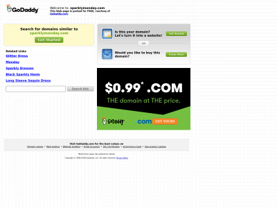 sparklymonday.com snapshot
