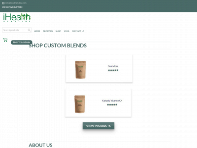 ihealthalkaline.com snapshot