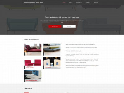 a1uniqueupholstery.co.uk snapshot