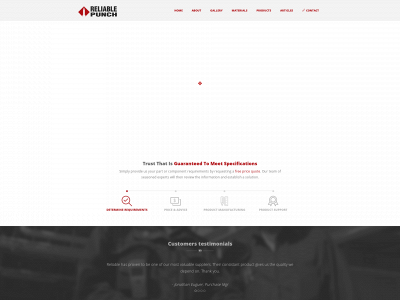 reliablepunch.com snapshot