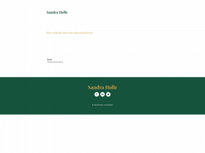 sandraholle.de snapshot