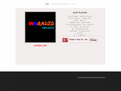 www.waradionetwork.com snapshot