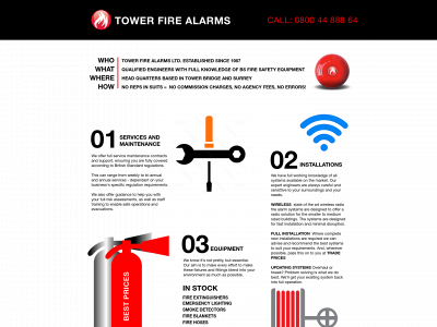 towerfirealarms.com snapshot