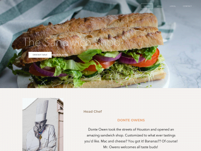 thesandwichshop.net snapshot