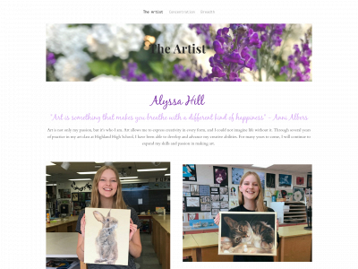 alyssahillart.weebly.com snapshot