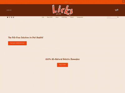 lickspillfree.com snapshot