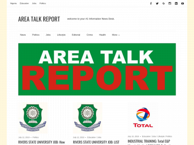 areatalkreport.com snapshot