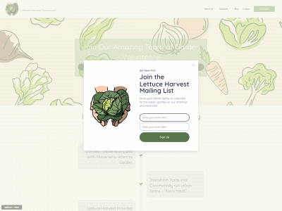 lettuceharvesttogether.com snapshot
