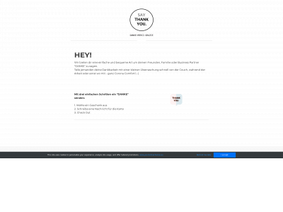 www.saythankyou.ch snapshot
