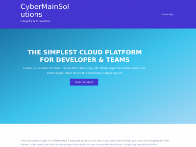 cybermainsolutions.com snapshot