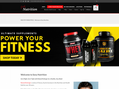 sexynutrition.com snapshot