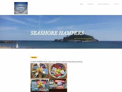 seashorehampers.co.uk snapshot