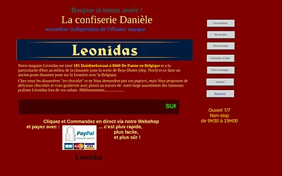 confiserie-daniele.be snapshot