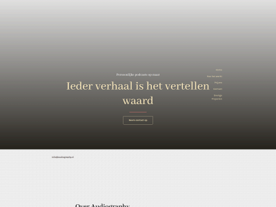 audiography.nl snapshot