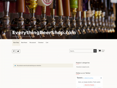everythingbeershop.com snapshot