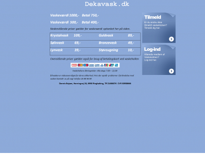 dekavask.dk snapshot