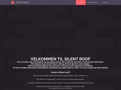 silentroof.dk snapshot