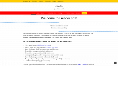 geeder.com snapshot