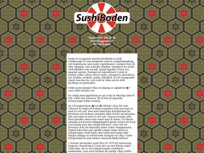 sushiboden.nu snapshot