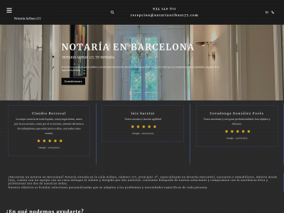 www.notariosaribau177.com snapshot
