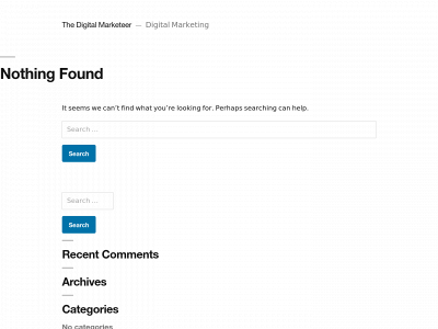 thedigitalmarketeer.net snapshot