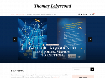 www.thomaslebescond.com snapshot