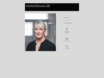 metteohmsen.dk snapshot