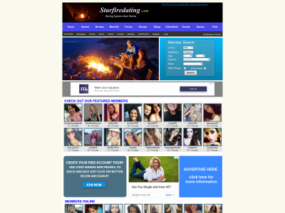starfiredating.com snapshot