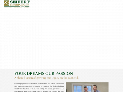 seifertconstruction.com snapshot