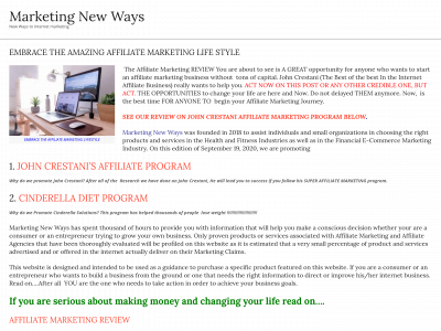 marketingnewways.com snapshot