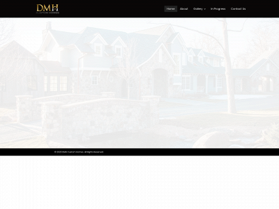 dmhcustomhomes.com snapshot