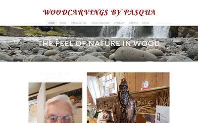 www.woodcarvingsbypasqua.com snapshot