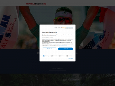 triathloncoach.be snapshot