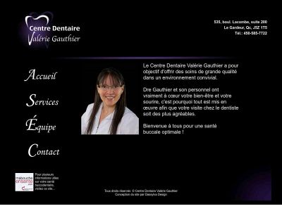 centredentairevaleriegauthier.com snapshot