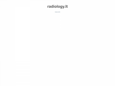 radiology.lt snapshot