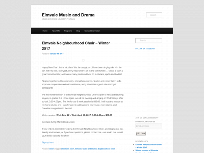 elmvalemusicanddrama.com snapshot