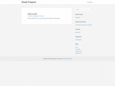 ready-preppers.com snapshot