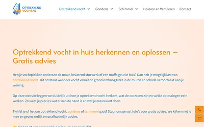 optrekkendvocht.nl snapshot