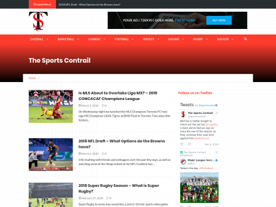thesportscontrail.com snapshot