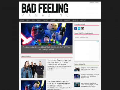 badfeelingmag.com snapshot