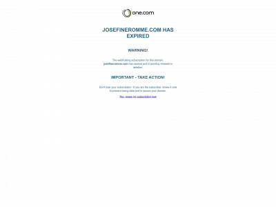 josefineromme.com snapshot