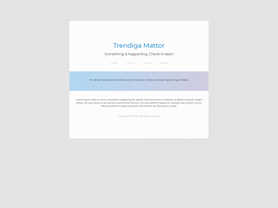 trendigamattor.se snapshot