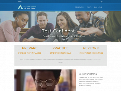 thetestcamp.com snapshot