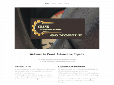 www.crankautomotiverepairs.com.au snapshot