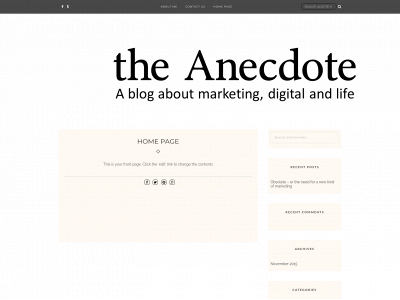 the-anecdote.com snapshot