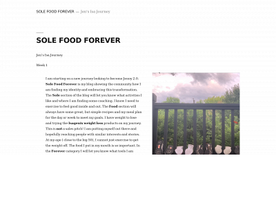solefoodforever.com snapshot